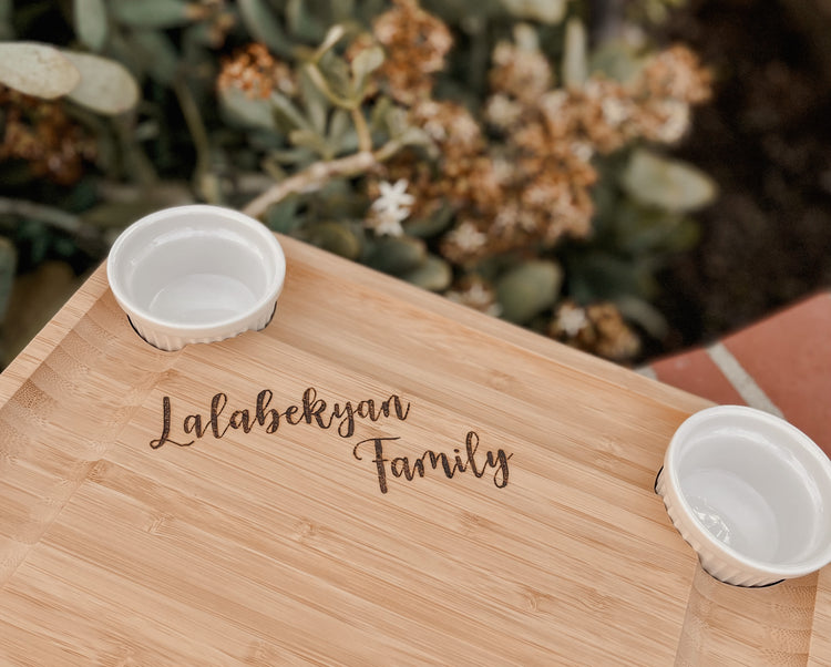 Charcuterie Board and Utensil Set - Custom
