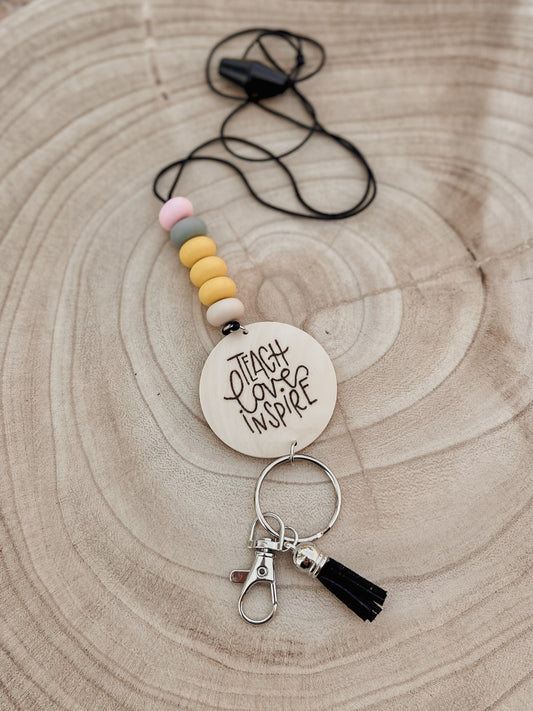 Teacher Pencil Lanyard