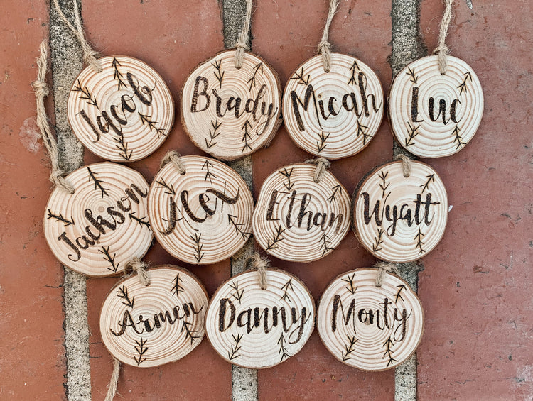 Baseball Ornaments - Custom