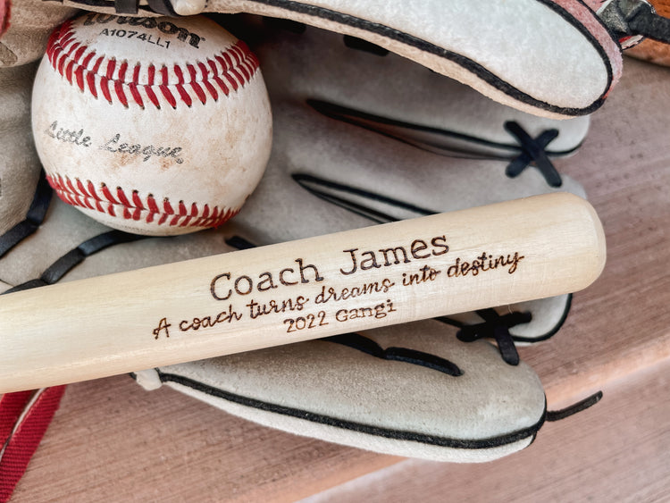 Baseball Mini Bat - Custom