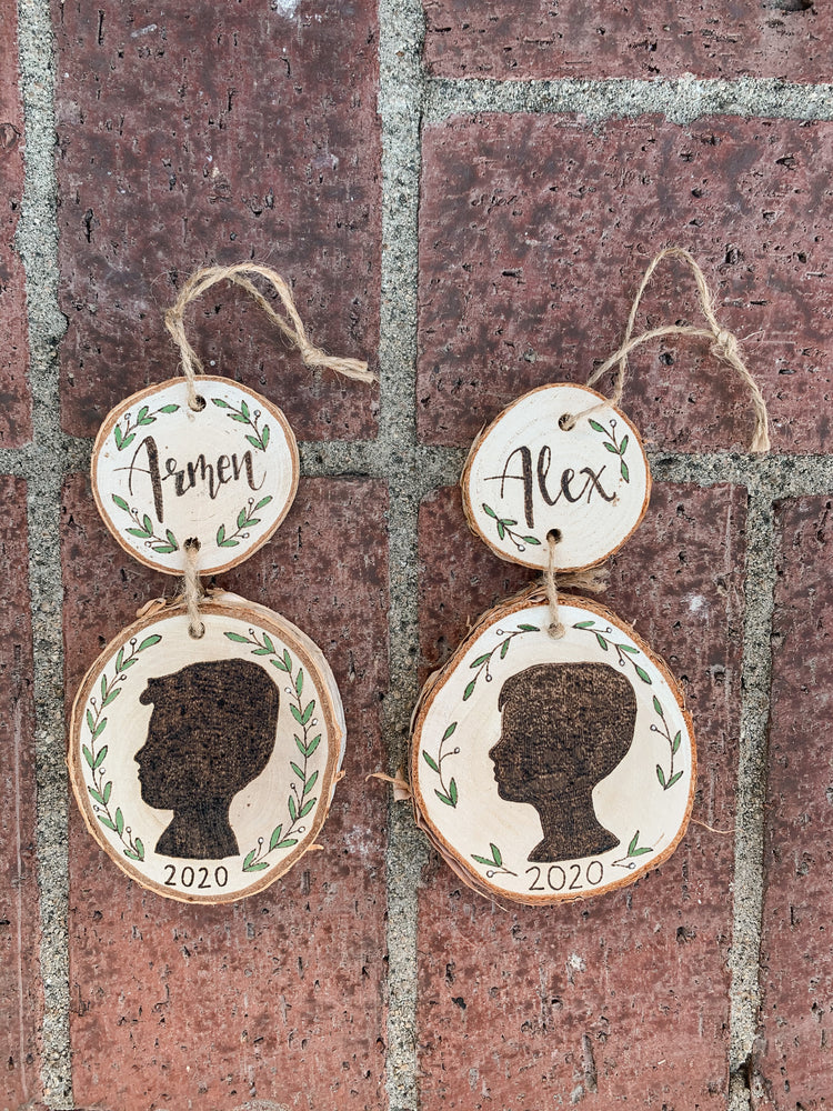 Silhouette Ornaments - Custom