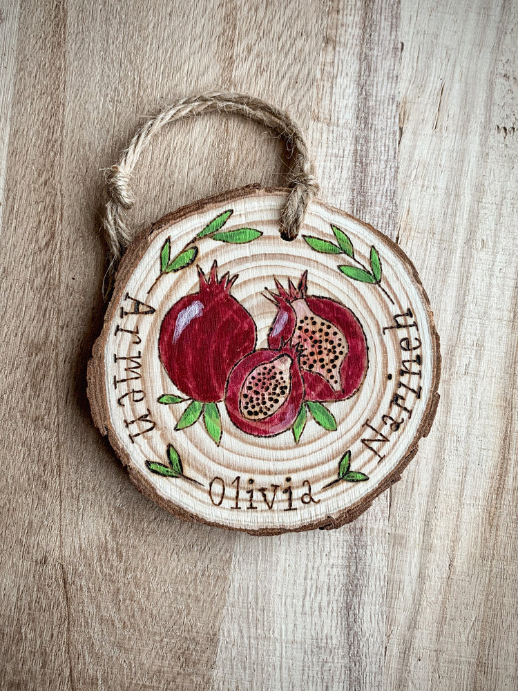 Pomegranate Family Ornament - Custom