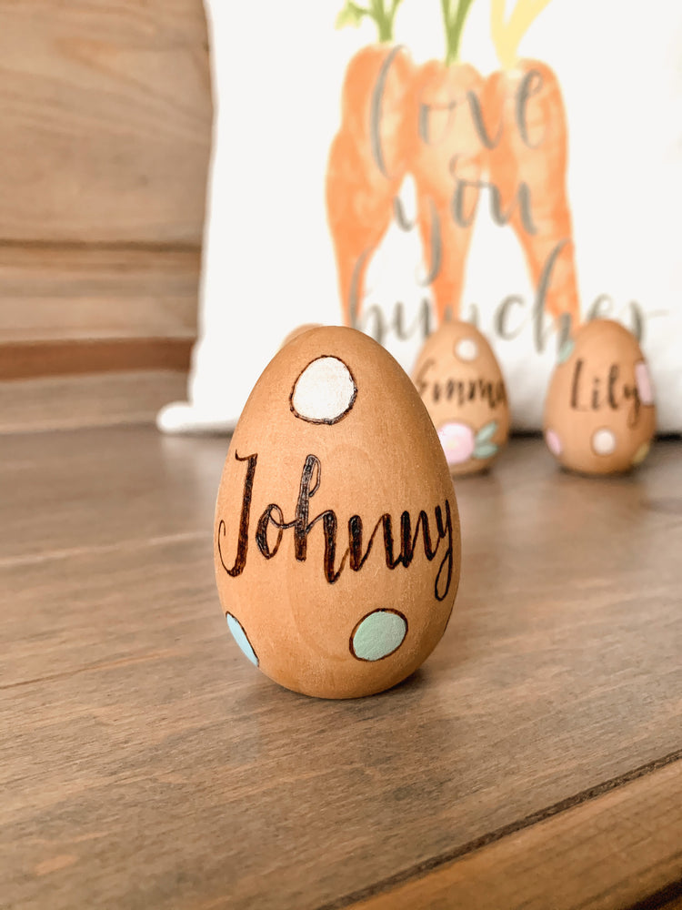 Bunny with a Bow tie Easter Egg - Custom