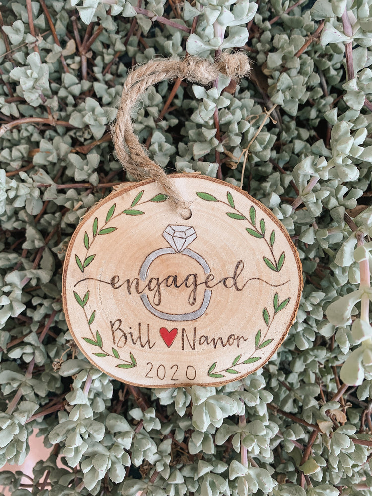 Engaged Ornament with Ring