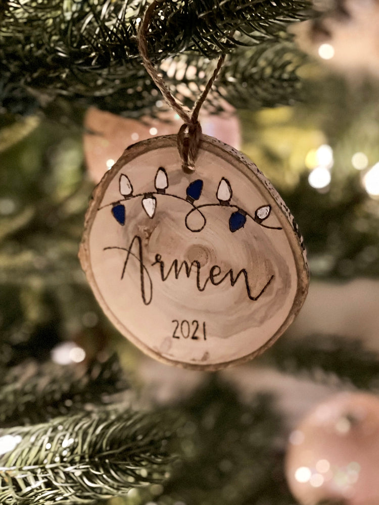String Lights Ornament - Custom