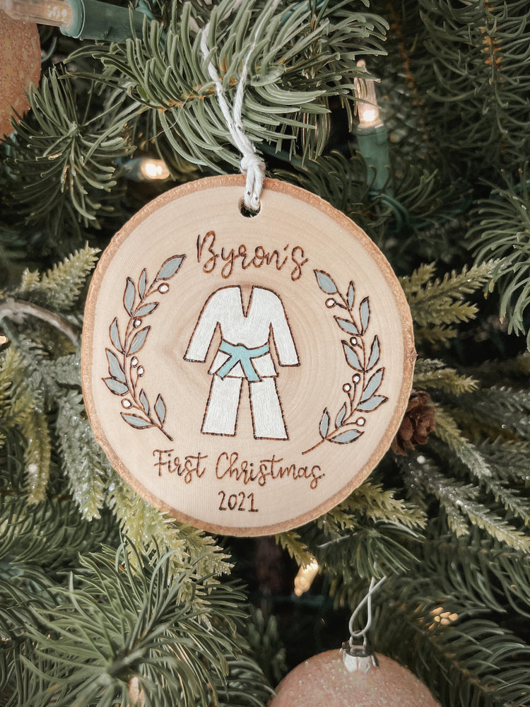 Taekwondo Baby’s First Christmas - Custom